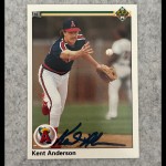Babadude77 just received this TTM autograph item from the player Kent Anderson