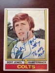 Toemiller just received this TTM autograph item from the player Bert Jones
