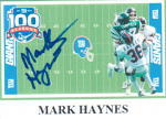 Pop Ruffalo just received this TTM autograph item from the player Mark Haynes