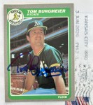 timblack just received this TTM autograph item from the player Tom Burgmeier