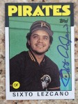 Stlouisfan just received this TTM autograph item from the player Sixto Lezcano