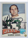 KirkHardcastle1 just received this TTM autograph item from the player Warren Koegel