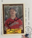 capaap just received this TTM autograph item from the player John Wehner