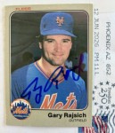timblack just received this TTM autograph item from the player Gary Rajsich