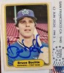 timblack just received this TTM autograph item from the player Bruce Bochte