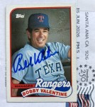 timblack just received this TTM autograph item from the player Bobby Valentine