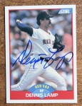 TopherVT just received this TTM autograph item from the player Dennis Lamp