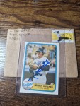 sleepysauce just received this TTM autograph item from the player Mickey Hatcher