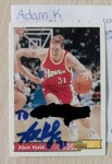 AceMcSchooly just received this TTM autograph item from the player Adam Keefe