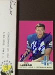 JG collector just received this TTM autograph item from the player Dick LeBeau