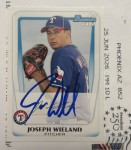 capaap just received this TTM autograph item from the player Joe Wieland