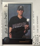 capaap just received this TTM autograph item from the player Nick Bierbrodt