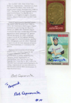 gordon2448johnson just received this TTM autograph item from the player Bob Aspromonte