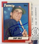 timblack just received this TTM autograph item from the player Chip Hale