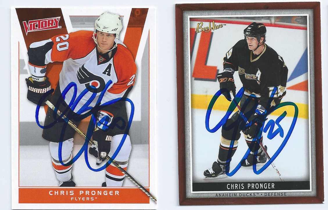 Chris Pronger Anaheim Ducks 8 x 10 Autographed Photo